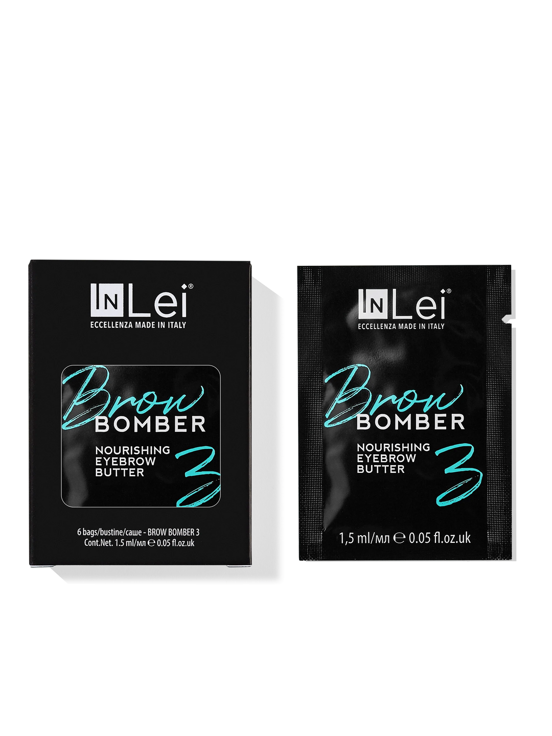 BROW BOMBER 3 MONODOSE | burro nutriente per sopracciglia 6 x 1,5ml
