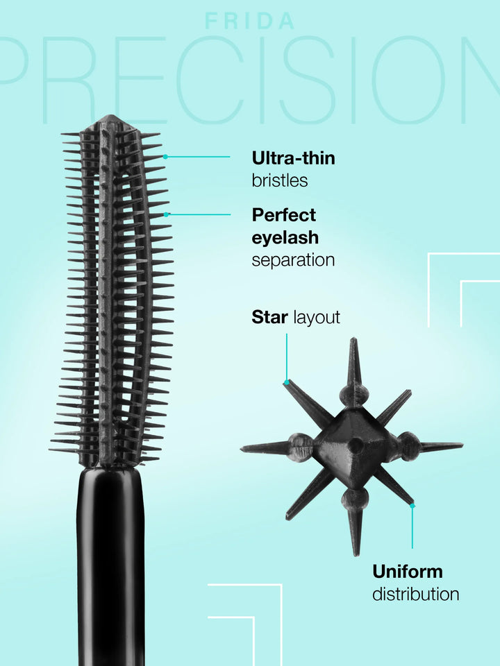 FRIDA PRECISION | mascara ad alta definizione per ciglia naturali ed extension ciglia 8ml