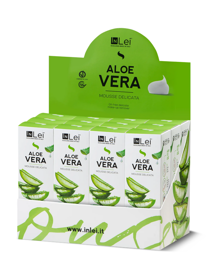 ESPOSITORE ALOE VERA TRAVEL SIZE | struccante delicato per ciglia, sopracciglia e viso 50 ml