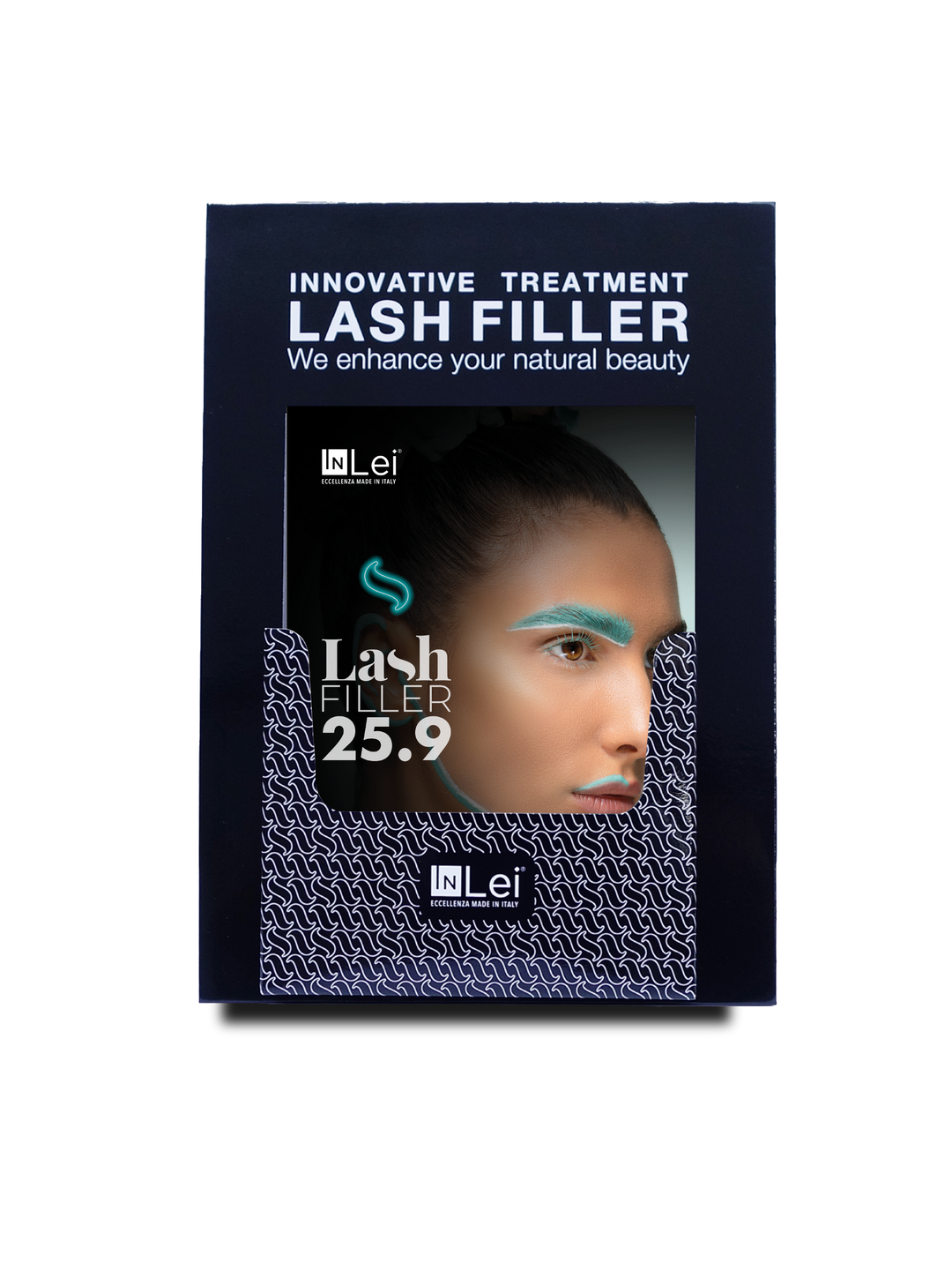 ESPOSITORE NERO CON 50 VOLANTINI PUBBLICITARI | Lash Filler 25.9