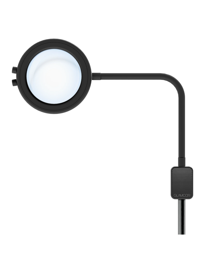 SATURN | lampada a LED personalizzata con lente di ingrandimento + morsetto da tavolo