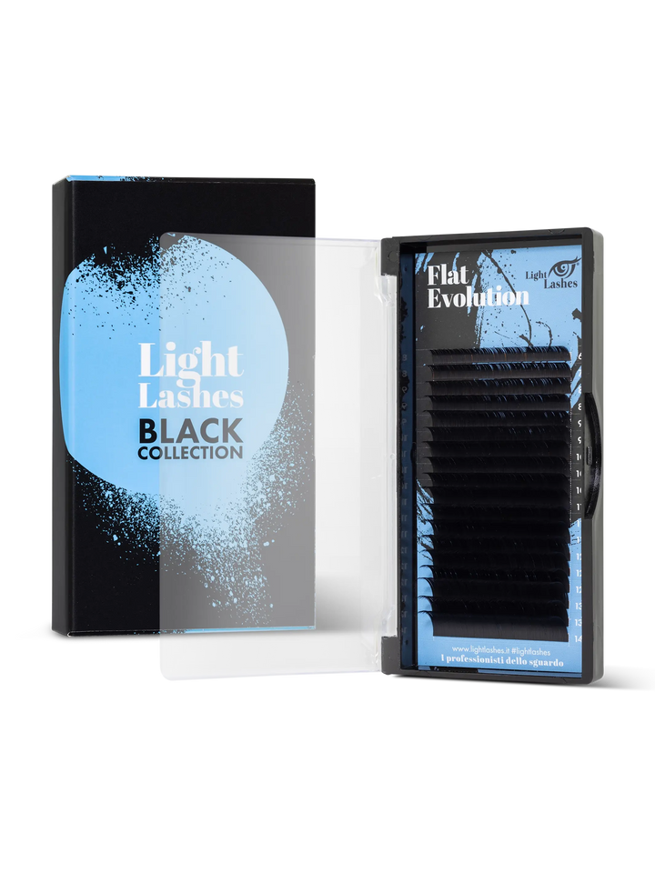 FLAT EVOLUTION C-curl | Black Collection 18 strisce