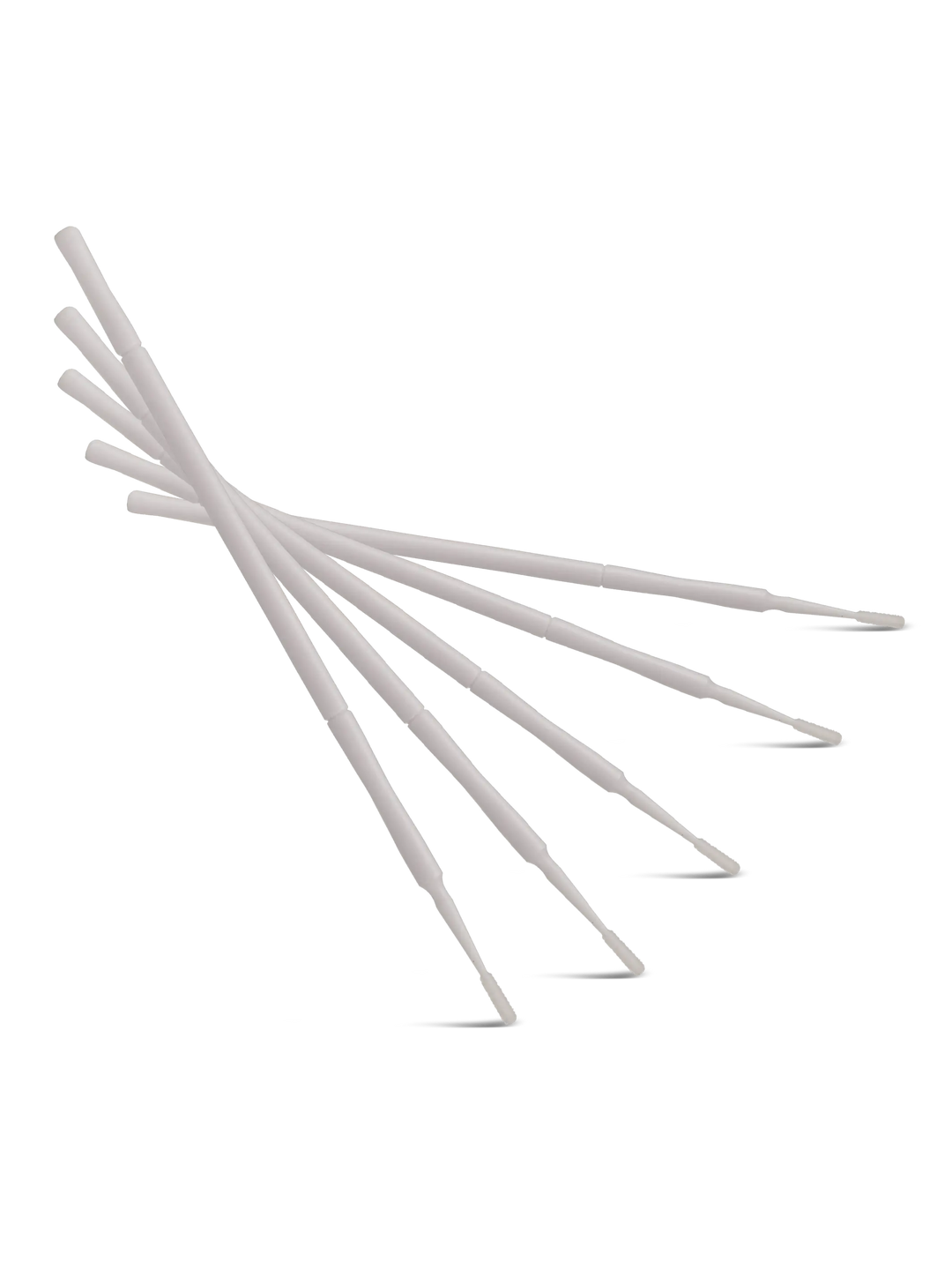 MICROBRUSH PUNTA S FLAT BIANCO | sottile allungata con setole folte 100pz