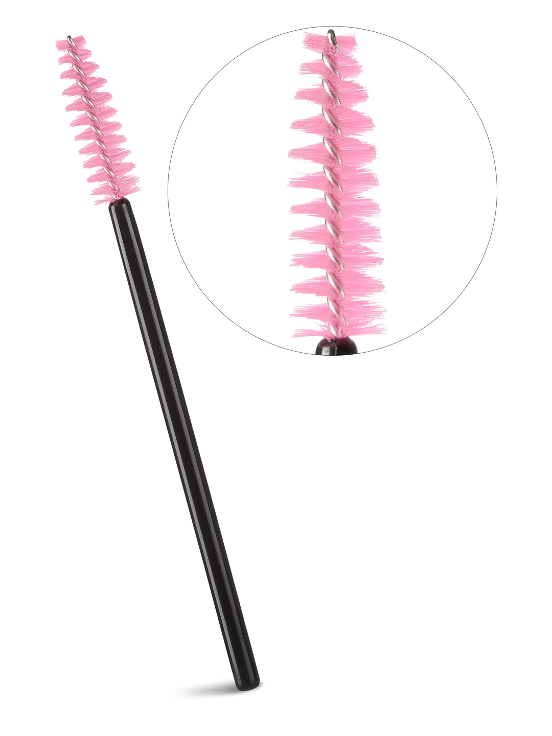 SPAZZOLINI MASCARA CLASSICI | colore rosa 25pz