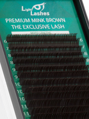 MINK EXCLUSIVE CHOCOLATE BROWN CC-curl | 18 strisce